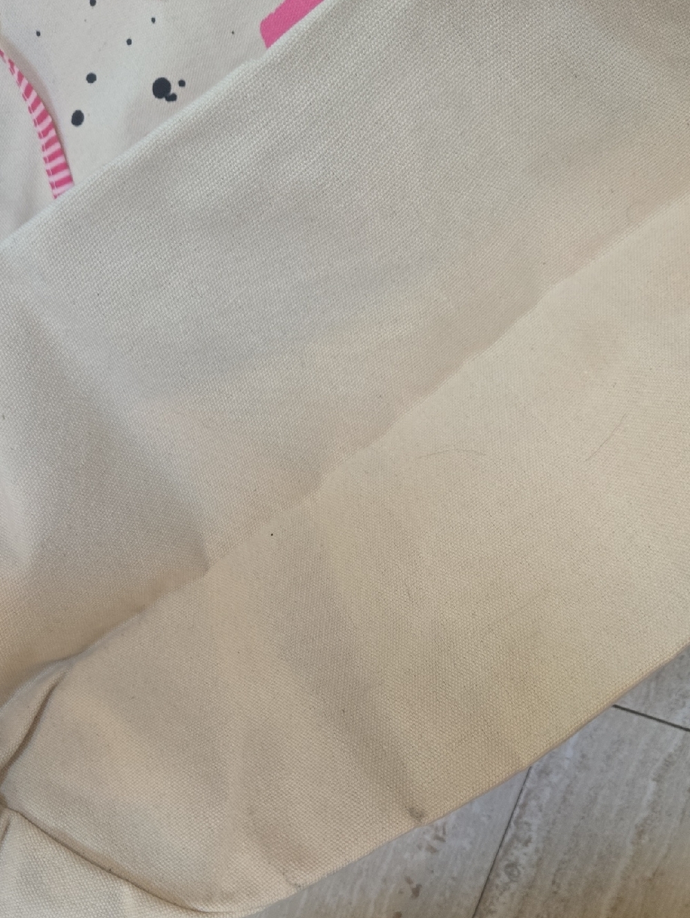 Victoria's Secret Oversized "LOVE" Canvas Tote Bag - Picture 4 of 8